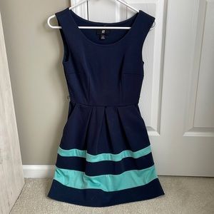 A line Navy Dress